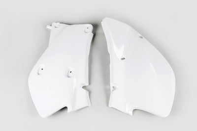 UFO Plast Side Panels - White for Honda XR650R