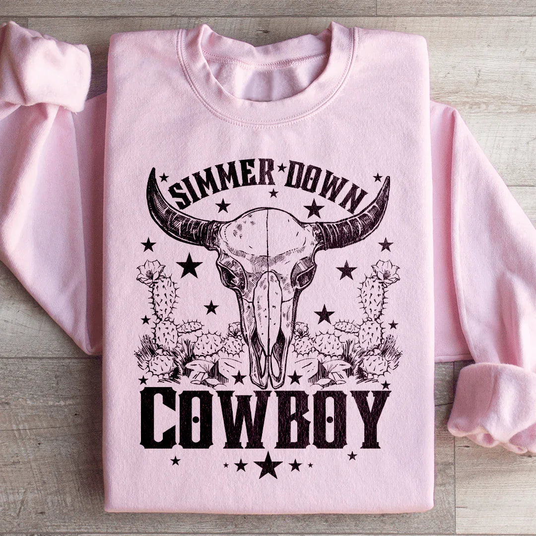Sweatshirt Simmer Down Cowboy