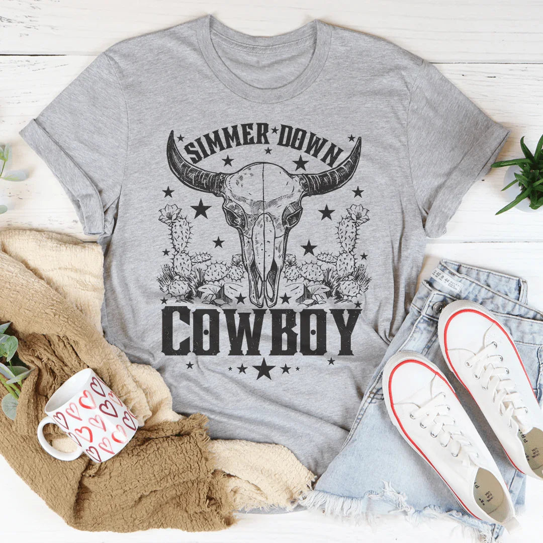 Camiseta de vaquero Simmer Down