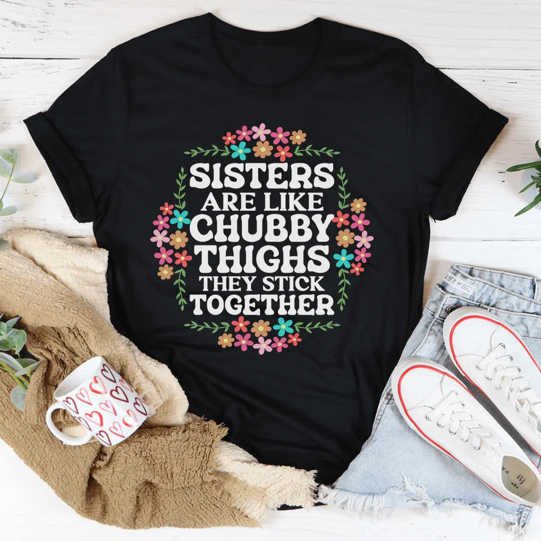 Sisters Are Like Chubby Thighs Tee