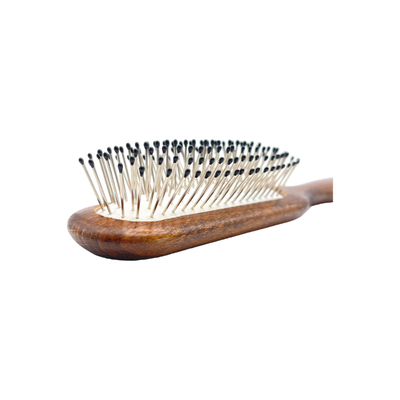 Dural Beech Wood Paddle Hairbrush with Steel Pins