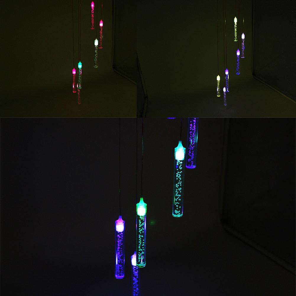 Lampe de Wind Chime Solaire LED Intelligente - Décor Extérieur Unique