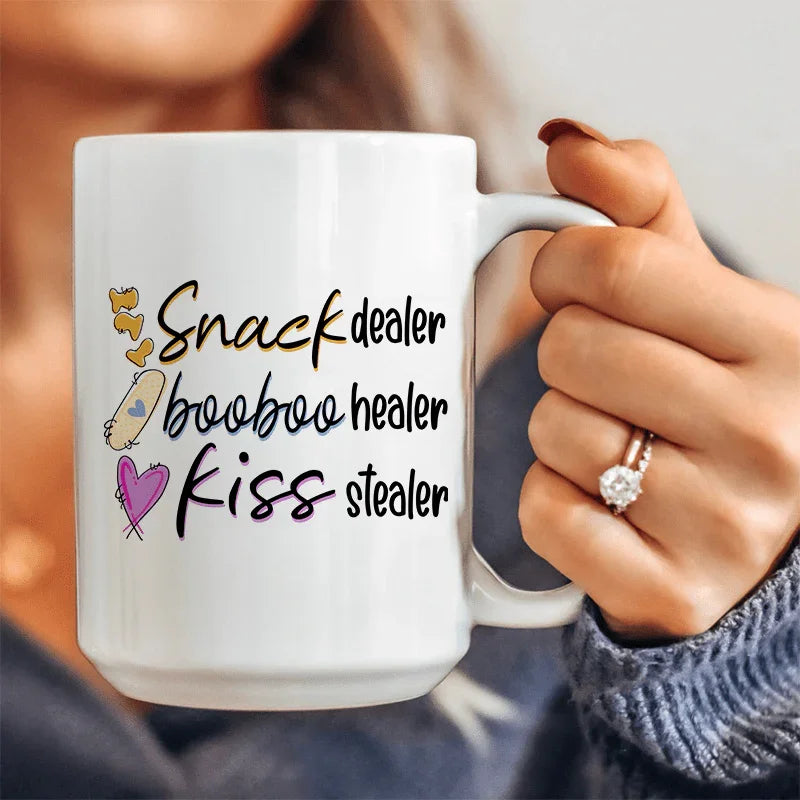 Sassy Snack Dealer Ceramic Mug - 15 oz