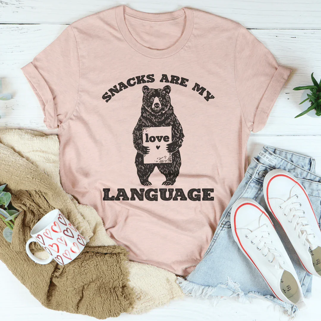 Camiseta Snacks Are My Language