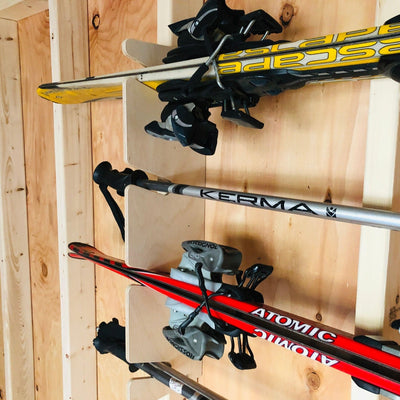 Premium Snow & Water Ski Storage Rack