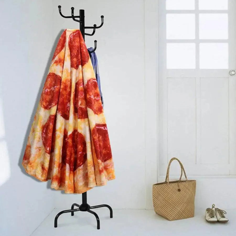 Cozy Pizza-Themed Wearable Blanket - Perfect for Winter Adventures - Korvel