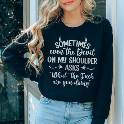 A veces incluso el diablo sudadera