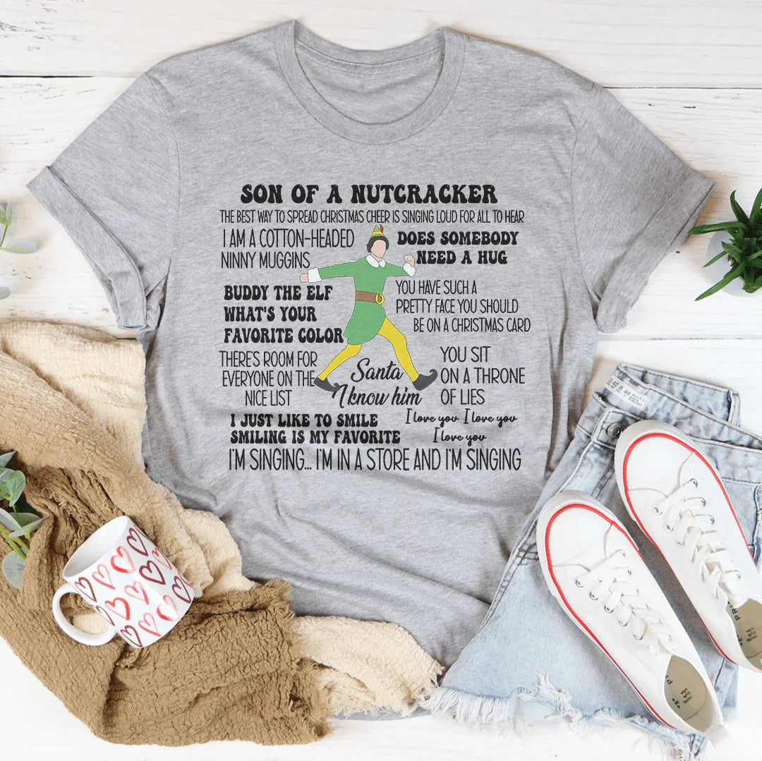 Camiseta "El hijo del cascanueces: la mejor manera de difundir la alegría navideña"