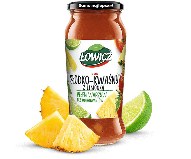 Lowicz Sweet and Sour Sauce with Lime - 500g