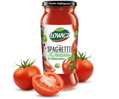 Lowicz Thick Tomato Spaghetti Sauce - 500g