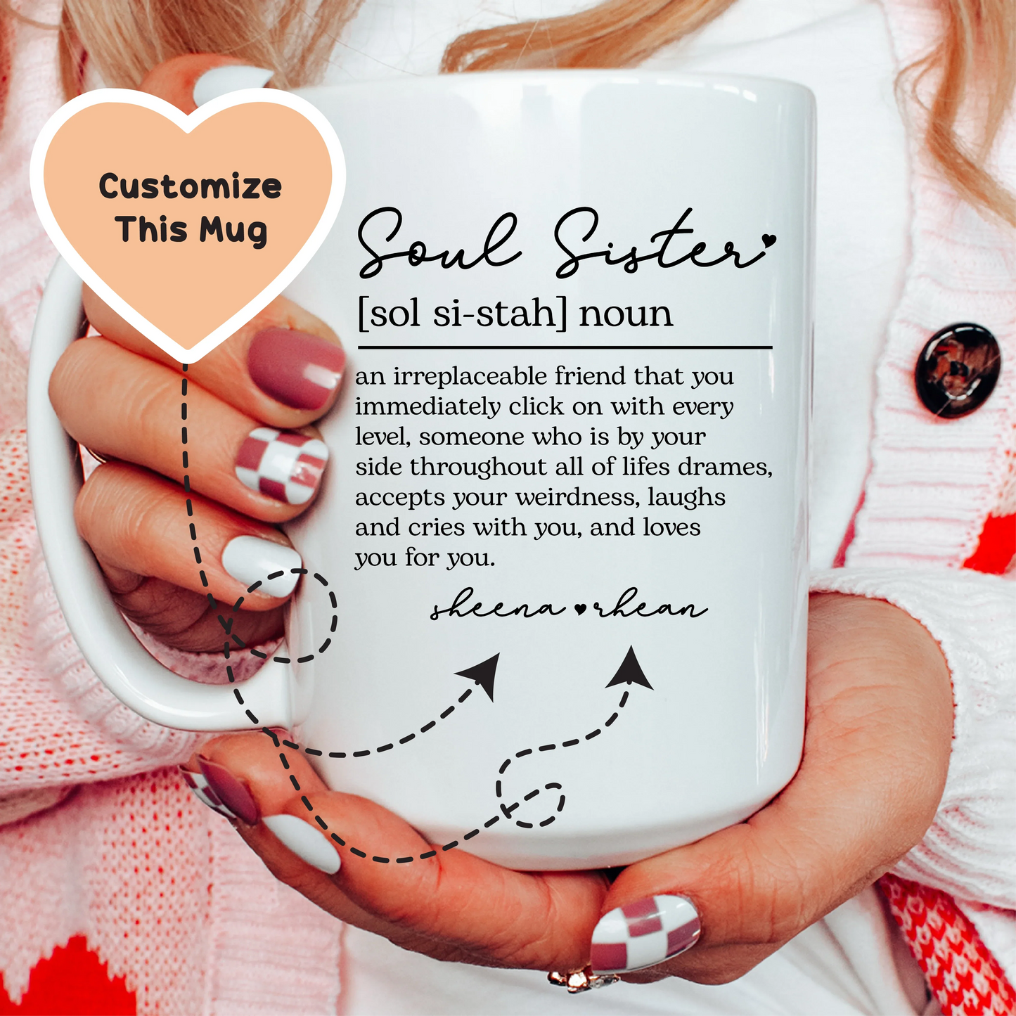 Taza personalizada Soul Sister