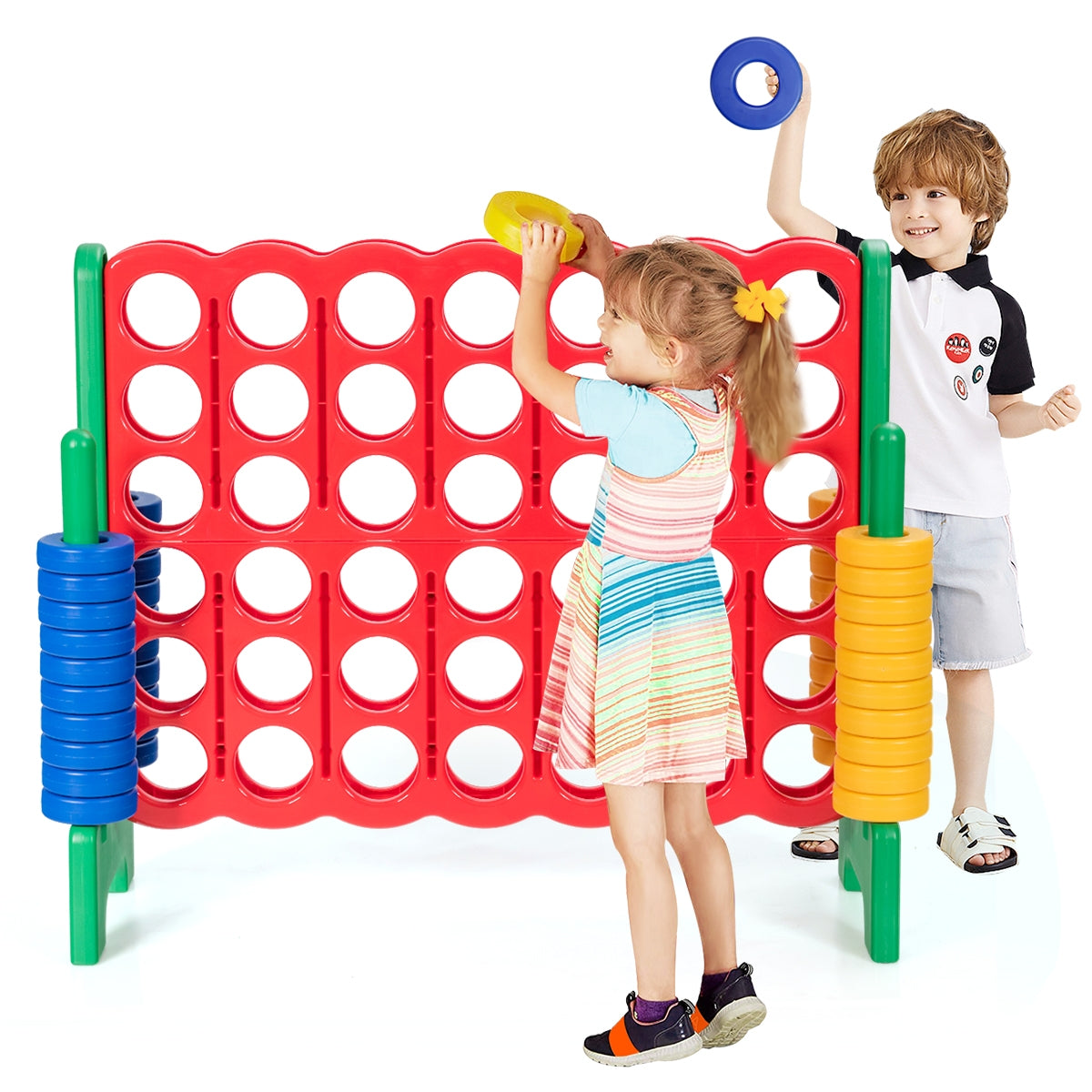 Juego Gigante Jumbo 4-en-Raya - Verde