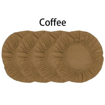 Premium Spandex Dining Chair Seat Covers - Removable & Washable