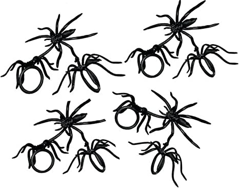 Oasis Supply 24-Pièces Décorations de Cupcake Araignée Noire