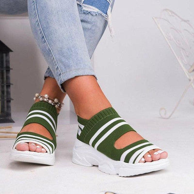 Elegant Women's Slip-On Summer Platform Sandals
