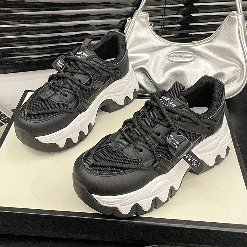 Ultra Soft Height Increasing Sneakers for Spring and Autumn