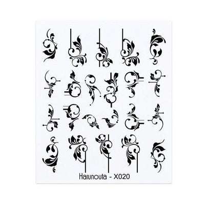Spring Green Theme Water Decal Stickers for Nail Art