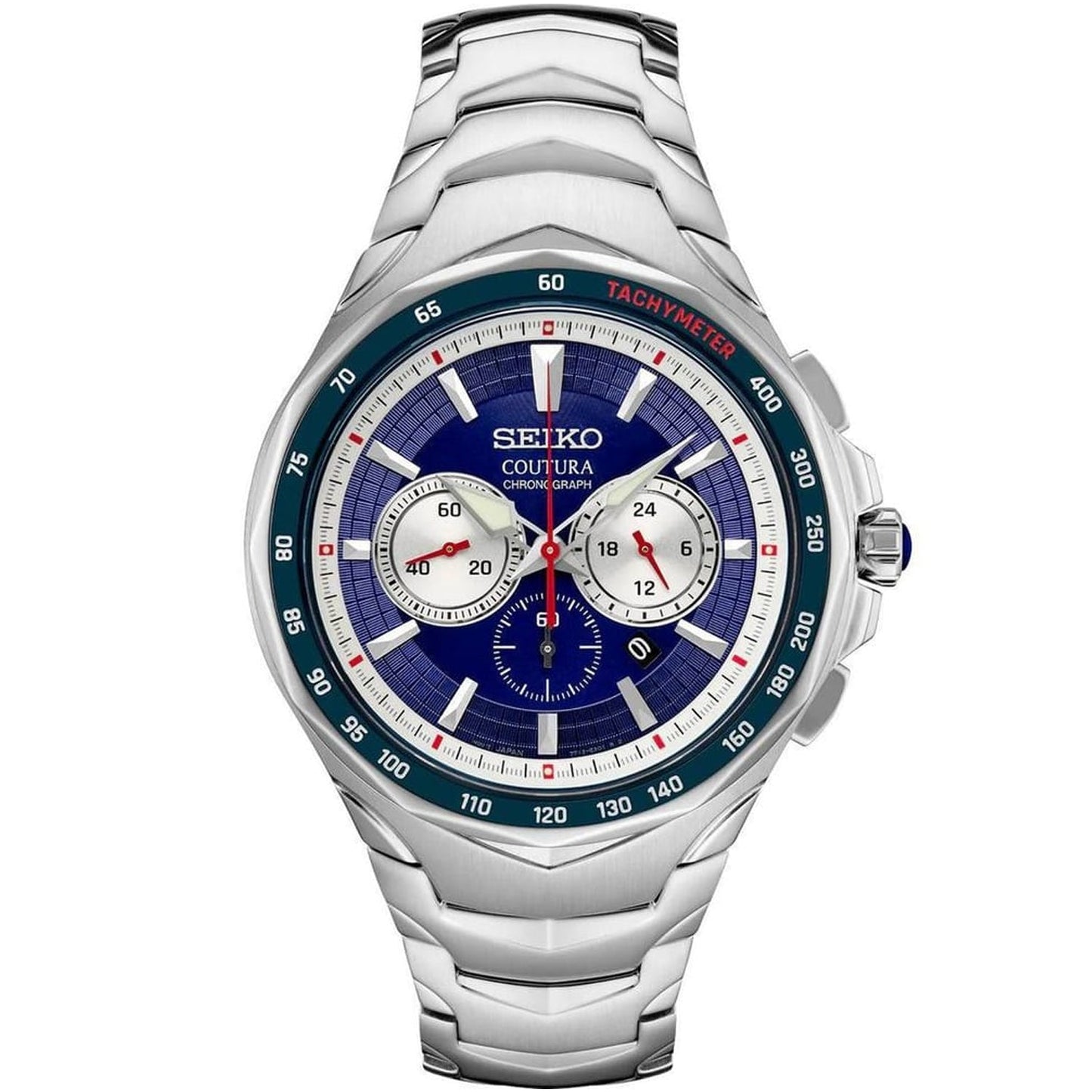 Montre Seiko Coutura pour homme - Design en acier inoxydable premium