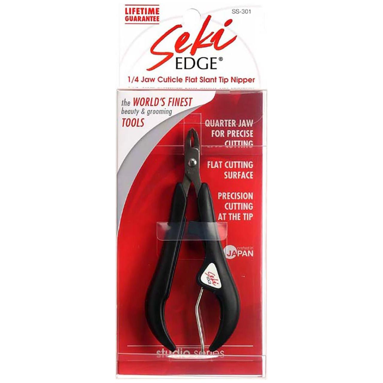 Seki Edge Pince à Cuticules à Pointe Plate et Biseautée 1/4
