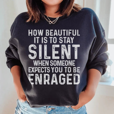 Sudadera Stay Silent