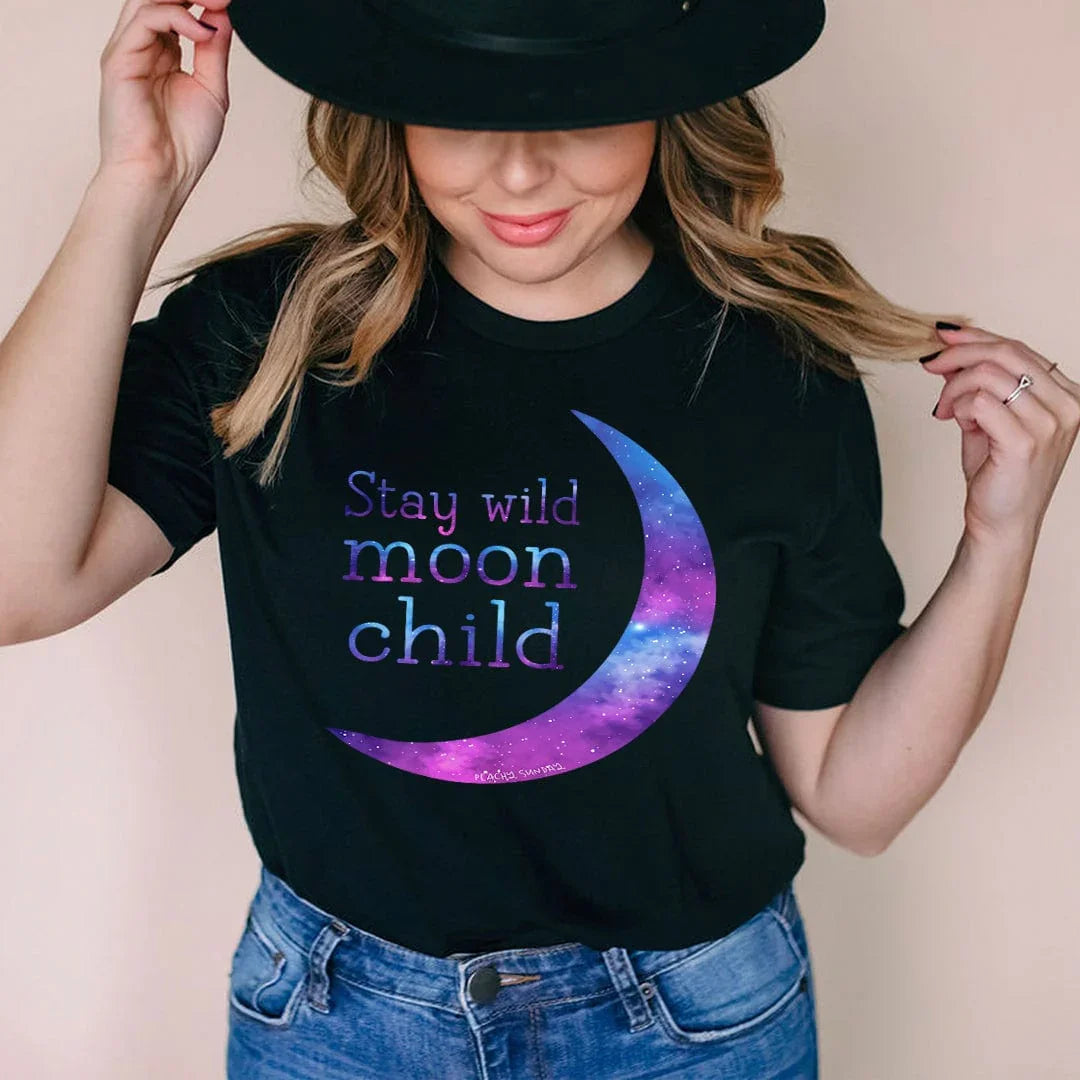 Camiseta infantil Stay Wild Moon