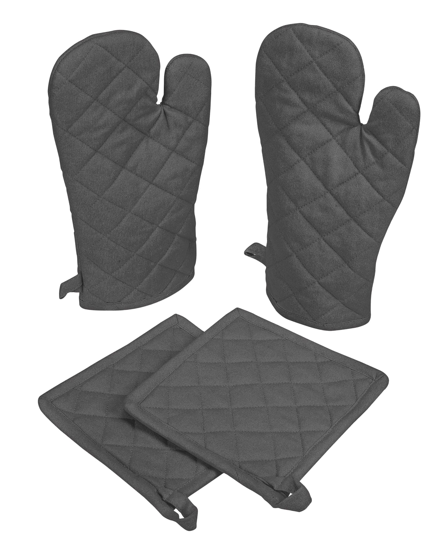 Juego de Manoplas y Agarraderas de Cocina Native Fab - Resistente al Calor de Algodón