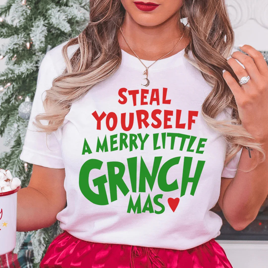Róbate una camiseta del pequeño y alegre Grinch