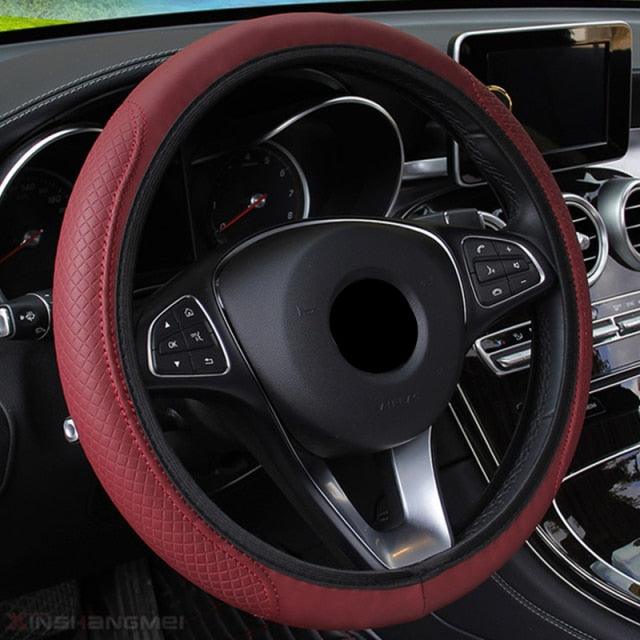 Premium Braid Steering Wheel Cover - Comfortable & Stylish
