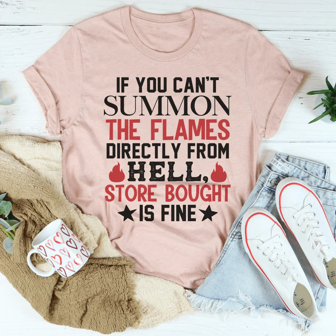Camiseta "Comprar en la tienda está bien"