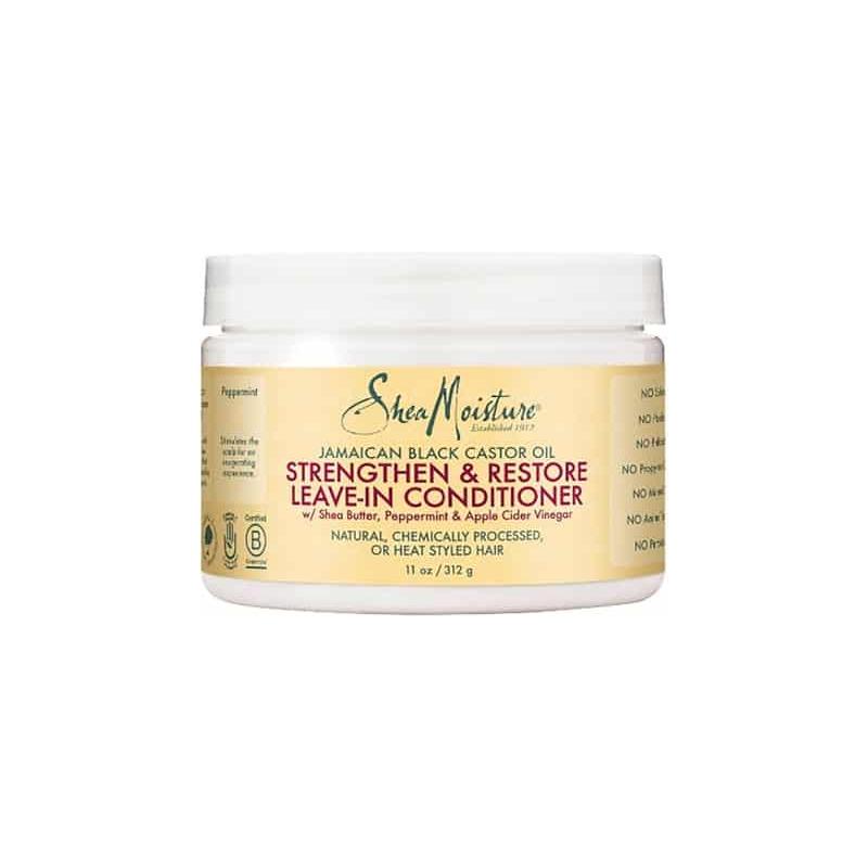 Acondicionador sin enjuague SheaMoisture con aceite de ricino negro jamaicano 312g