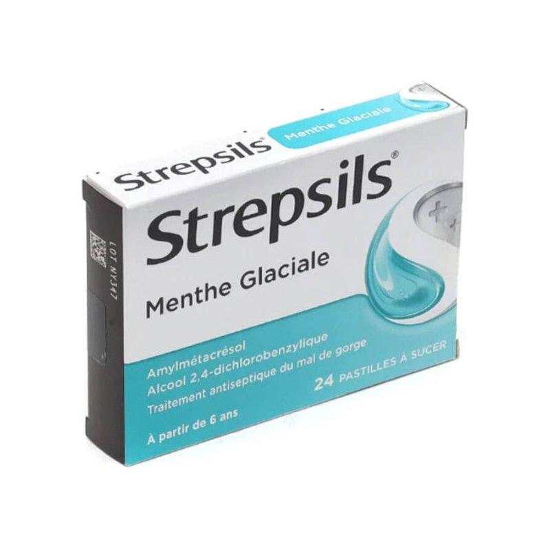 Pastilles Strepsils Cool - Soulagement de la Gorge (Paquet de 24)