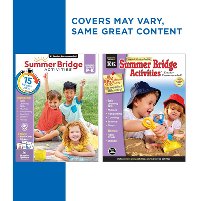 Summer Bridge Activities PreK-K Workbooks, Ages 4-5 (Spiral Bound) - Korvel