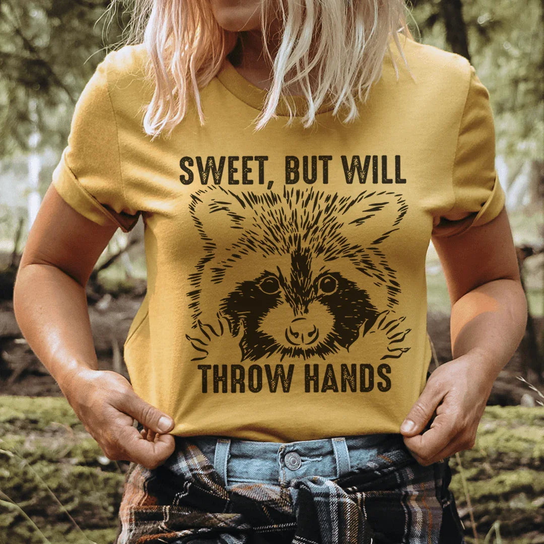 Camiseta dulce pero que tirará las manos