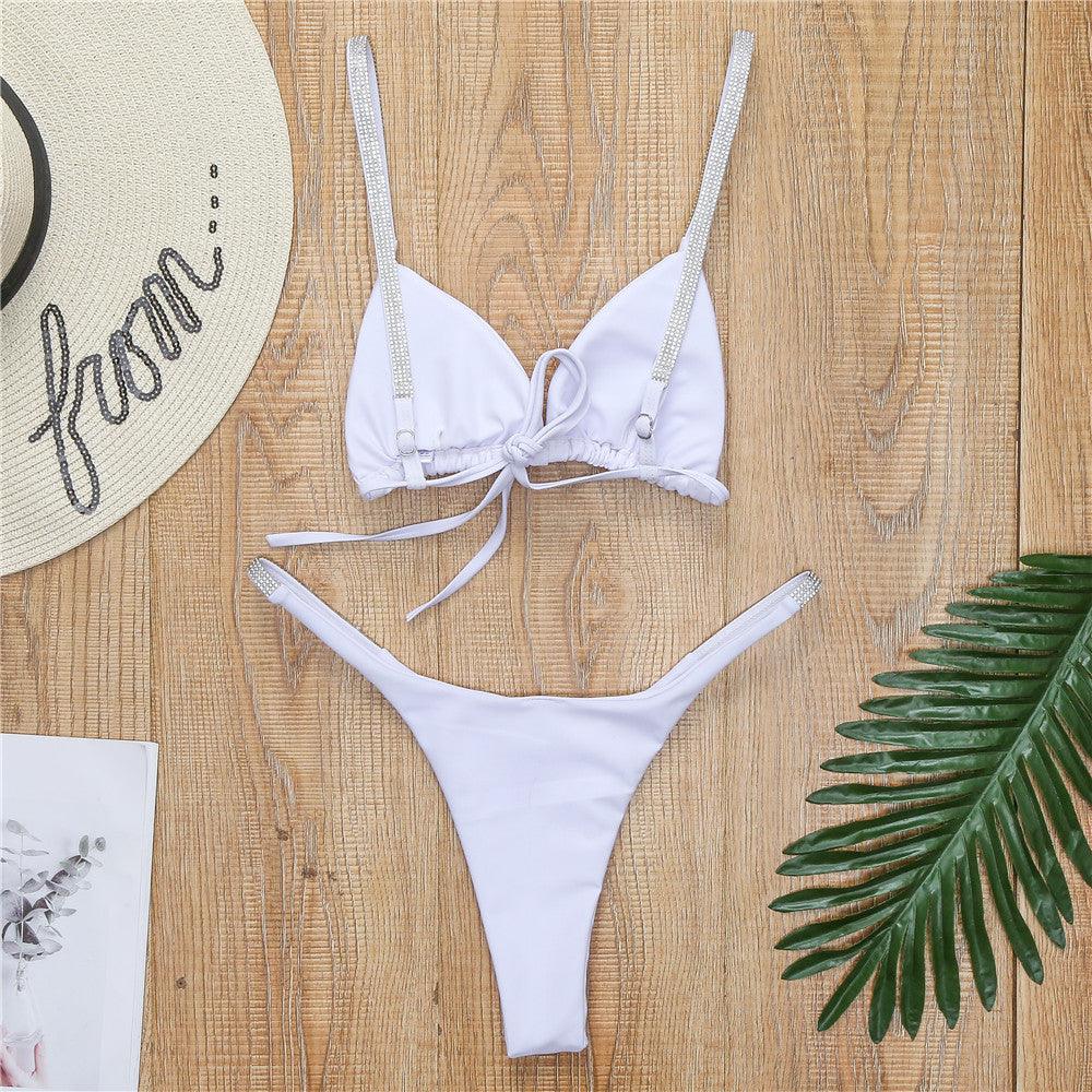 Ensemble de Micro Bikini Noir Élégant pour Femmes