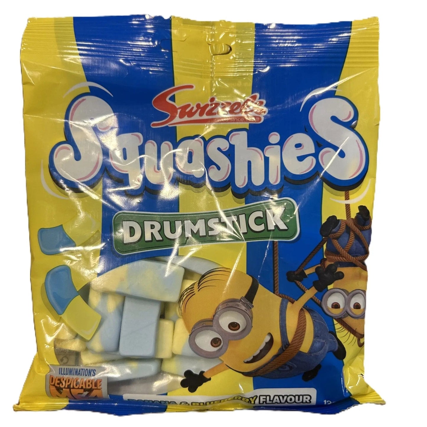 Swizzels Drumstick Squashies Minions – Banana & Blueberry Chewy Candies