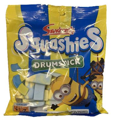 Swizzels Drumstick Squashies Minions – Banana & Blueberry Chewy Candies