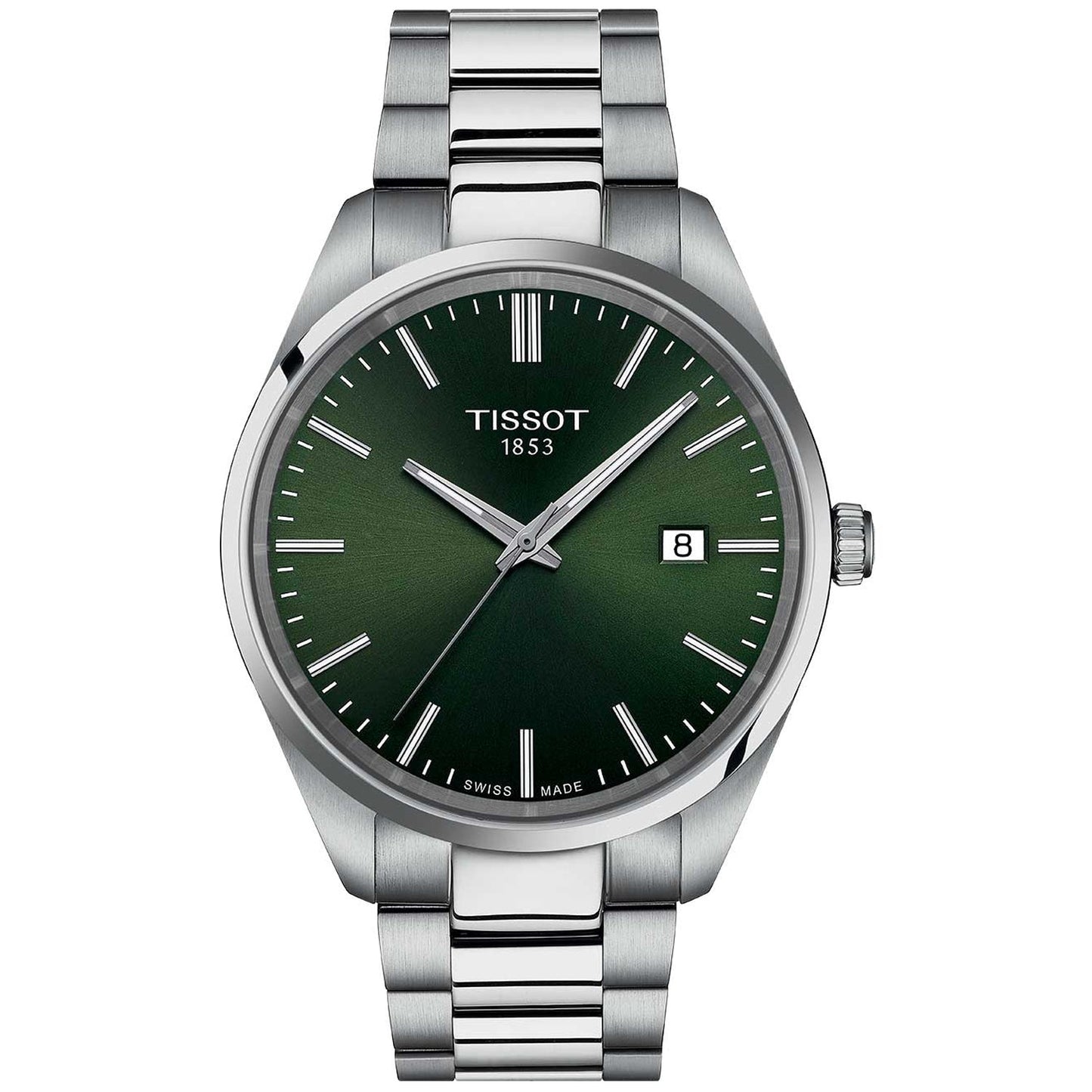 Montre Tissot PR 100 pour homme - Cadran vert élégant