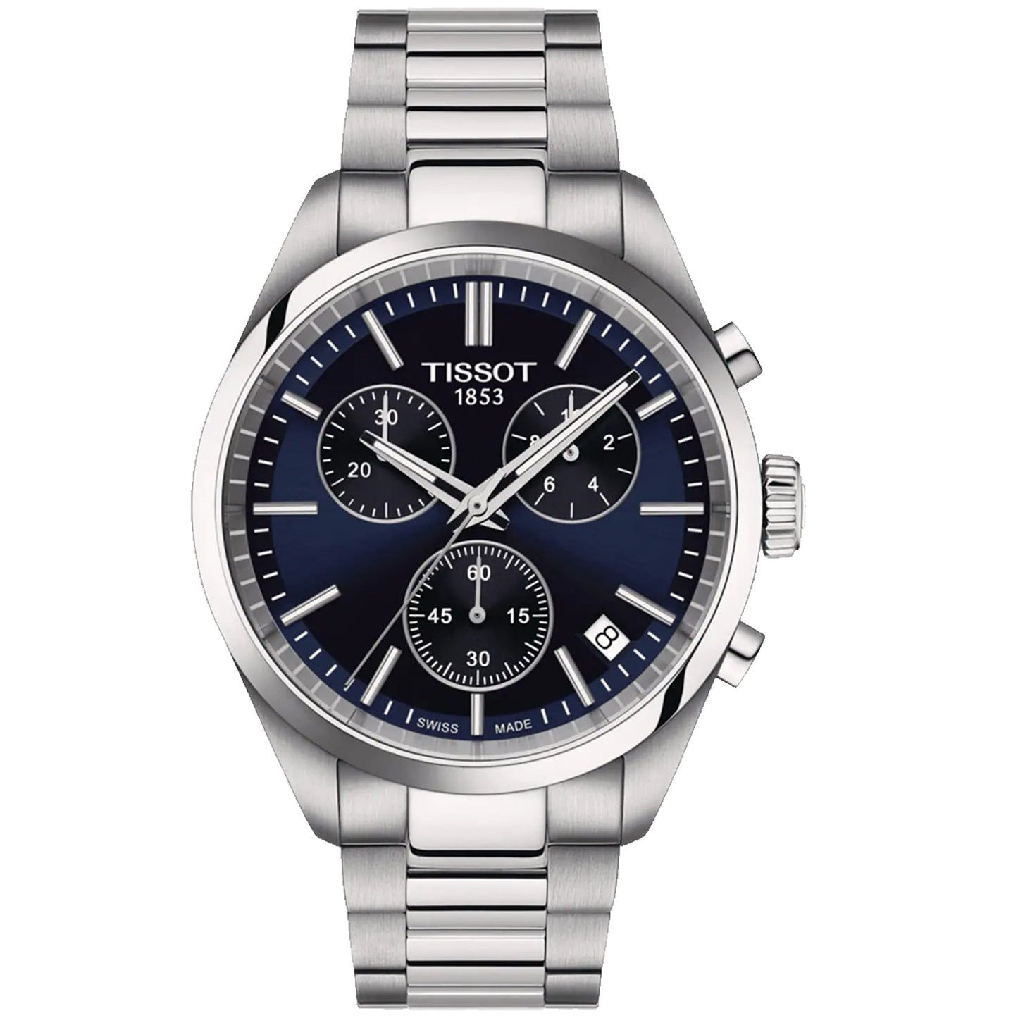 Tissot Men's PR 100 Watch - Elegant Blue Dial
