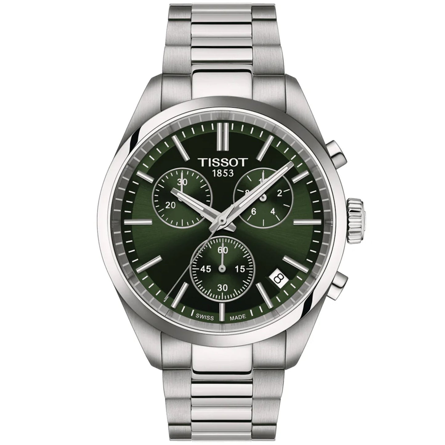Reloj Tissot PR 100 para Hombre - Esfera Verde Elegante