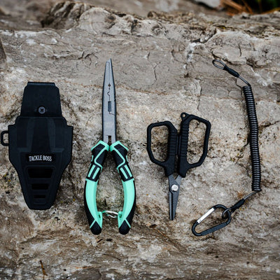 Ensemble de pinces de pêche Outlaw Tackle Boss en 4 pièces