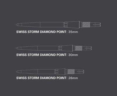 Swiss Storm Precision Dart Points - Korvel