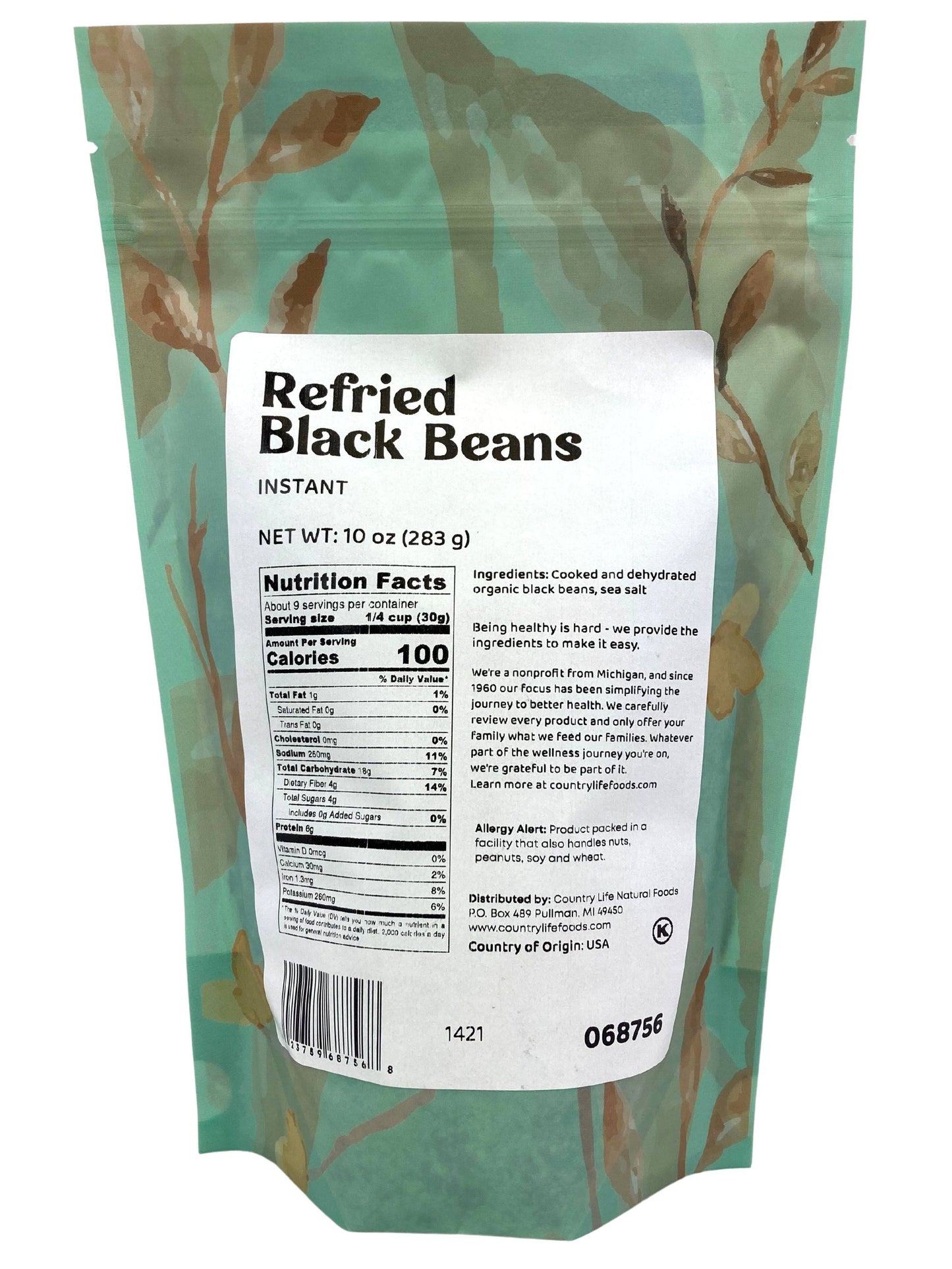 Organic Instant Black Beans - Premium Quality