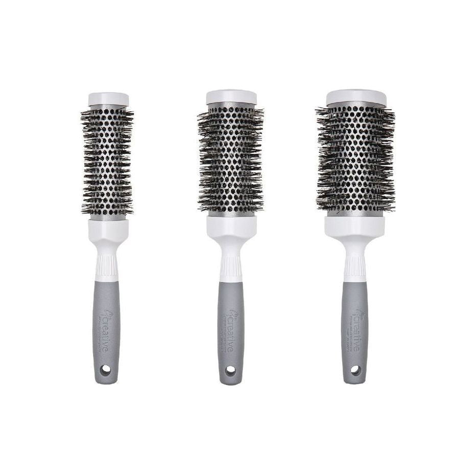 Brosse à cheveux ionique nano argent T-Curve