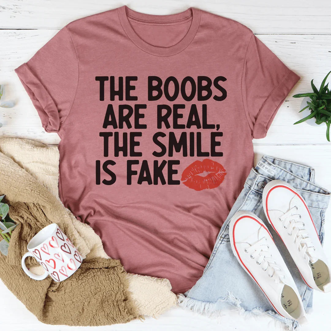 Le T-shirt Real Smile - Confort en Coton Premium