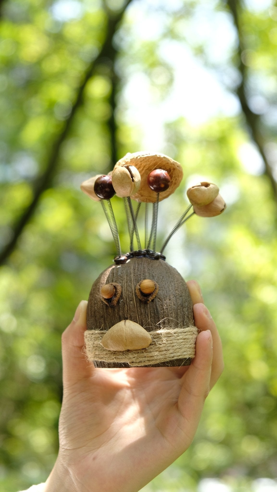 The Crazy Hair Seed Spirit Car Ornament