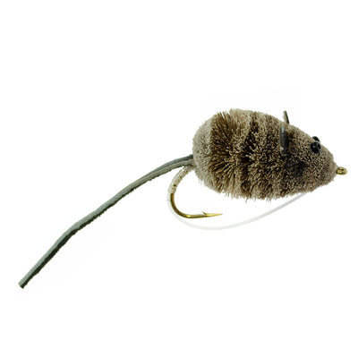 Mighty Mouse Deer Hair Bug - 6 Premium Bass Flies with Size 4 Hooks and Weed Guards - Korvel