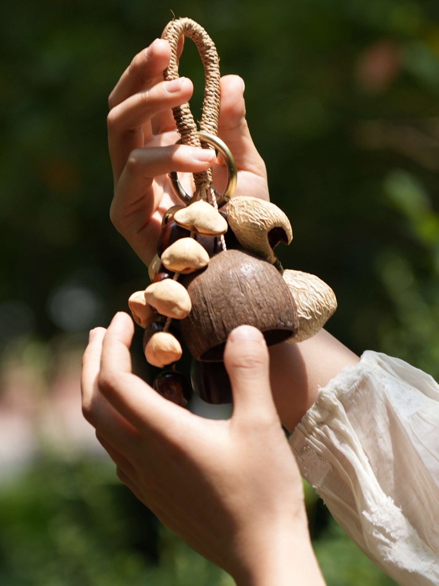 Le Bouquet Forestier - Charme de Sac en Graines Naturelles et Porte-Clés