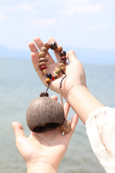 The Forest Woodblock - Handheld Natural Seed Percussion Instrument