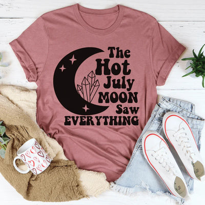 La camiseta "La Luna Caliente de Julio lo Vio Todo"