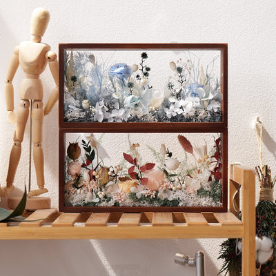 The Landscape Garden - Real Preserved Flower Shadow Box